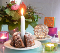 Feste feiern im Kerzenschein: Geburtstag