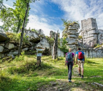 Burgen, Bahn und Baxi: Entspannt und nachhaltig wandern im Oberpfälzer Wald Burgen, Bahn und Baxi: Entspannt und nachhaltig wandern im Oberpfälzer Wald