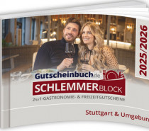 Der Gutscheinbuch.de Schlemmerblock 2026 für Stuttgart ist da: Je 3 x 1 Exemplar zu gewinnen! Der Gutscheinbuch.de Schlemmerblock 2026 für Stuttgart ist da: Je 3 x 1 Exemplar zu gewinnen!