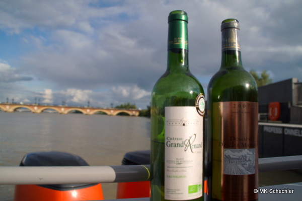 Weinprobe auf der Garonne, Bordeaux