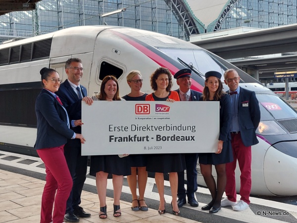 TGV Direktzug Frankfurt - Bordeaux